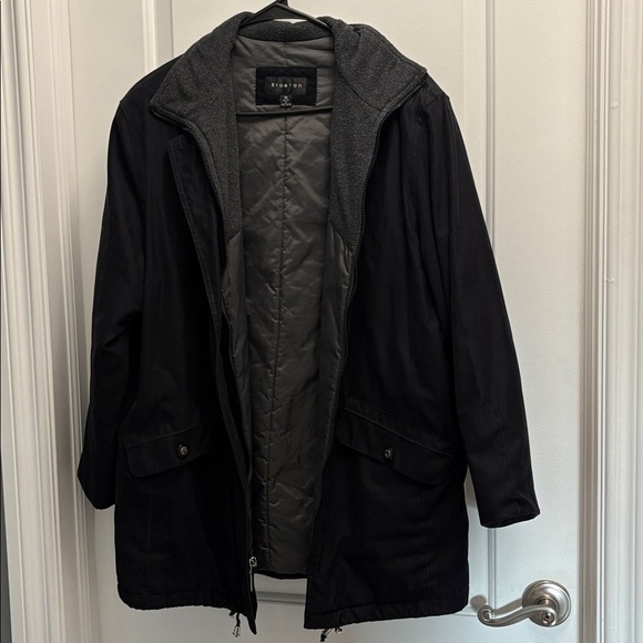 Braetan Black Coat Size Medium Woman’s Zip Up Jacket - Picture 2 of 9